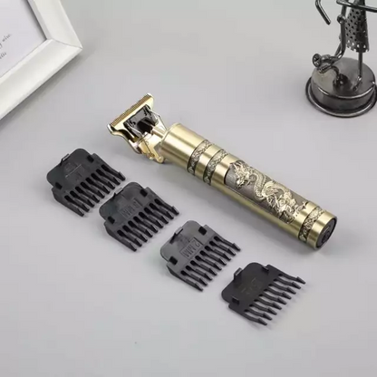 Vintage T9 Metal Body Trimmer – USB Rechargeable